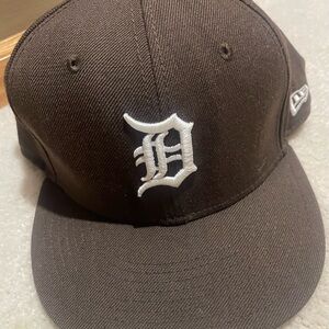 New Era Brown and White Detroit Tigers 7 3/8